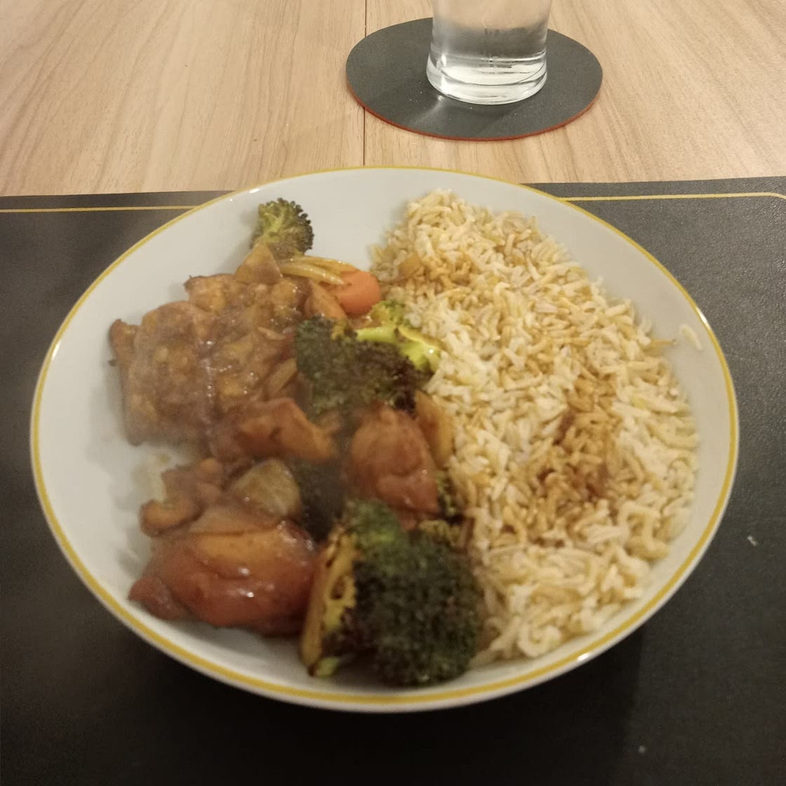 Honey Garlic Chicken and Veggie Sheet Pan Stir Fry