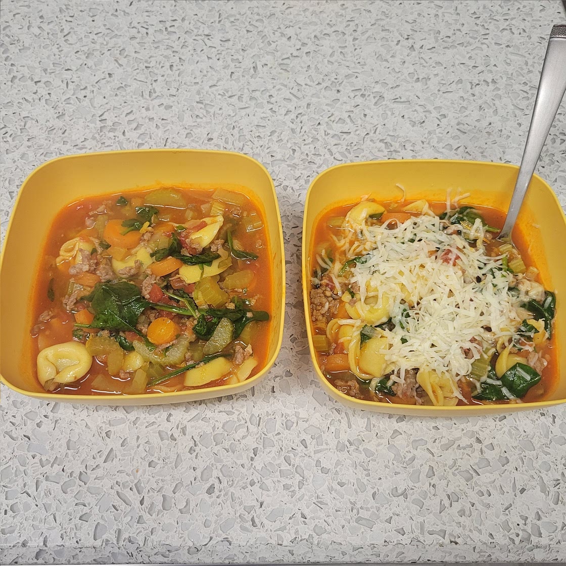 Instant Pot Sausage Tortellini Soup