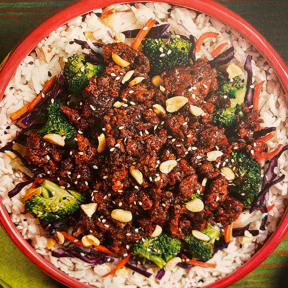 Green Chef Tamari Beef Bowl