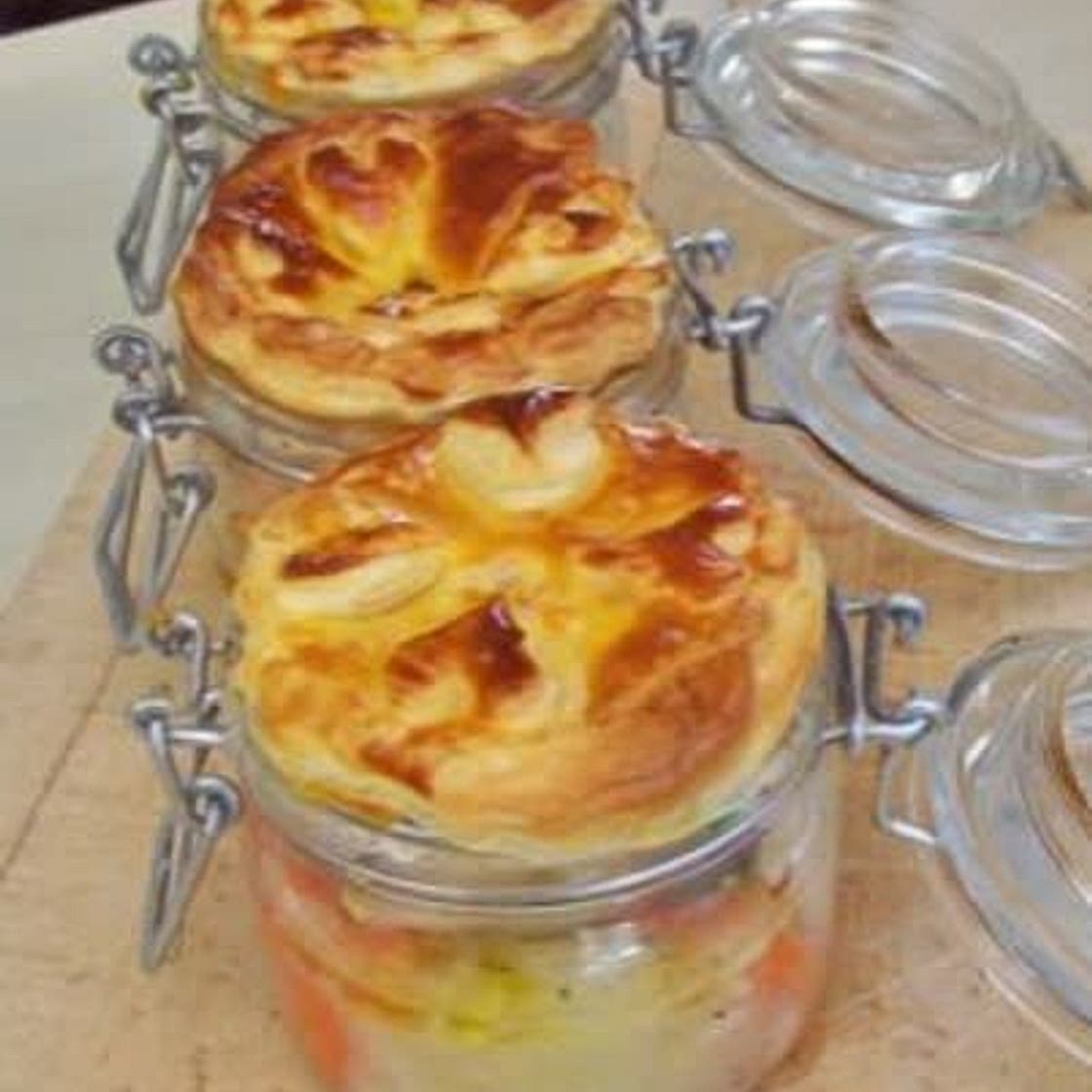 Pot au feu de poisson en croûte