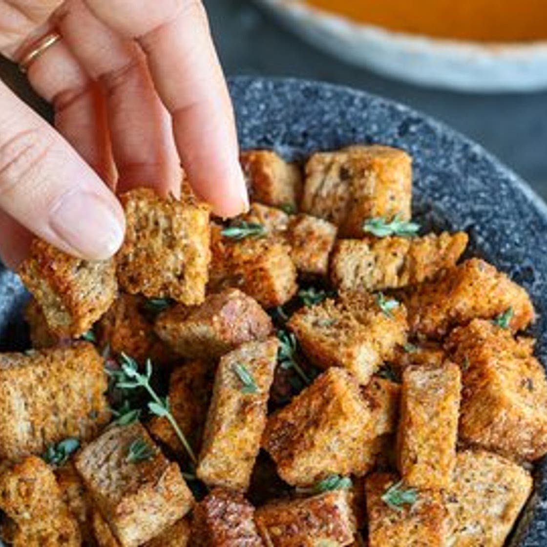 Homemade Crunchy Croutons
