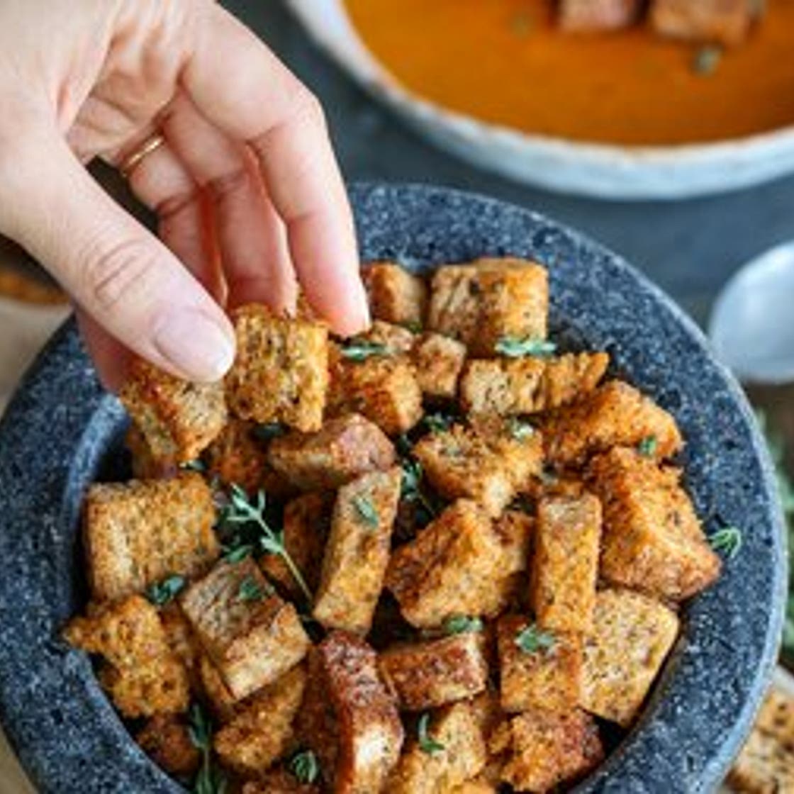 Homemade Crunchy Croutons