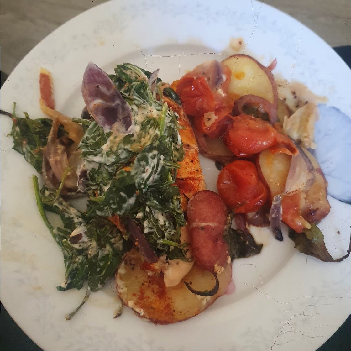 Italian chicken with cream cheese & spinach