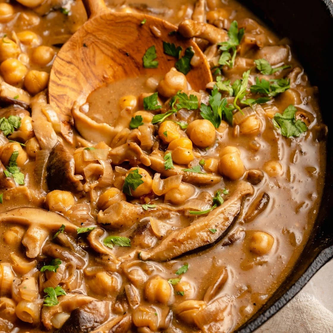 Chickpea Mushroom Marsala