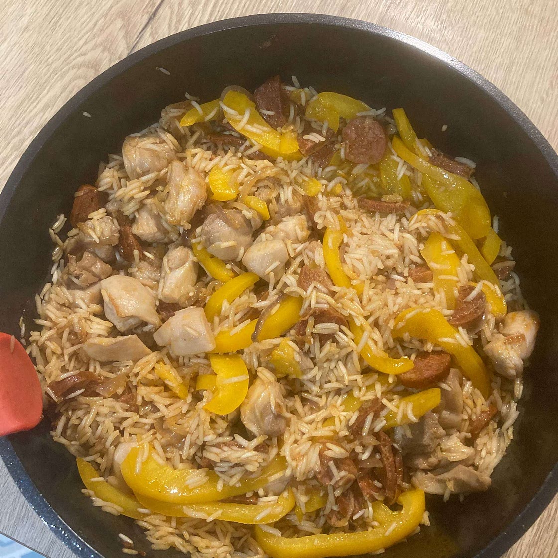 Chicken and chorizo rice