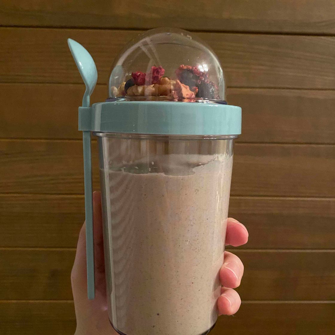 Mixed Chocolate-Peanut butter Overnight Oats