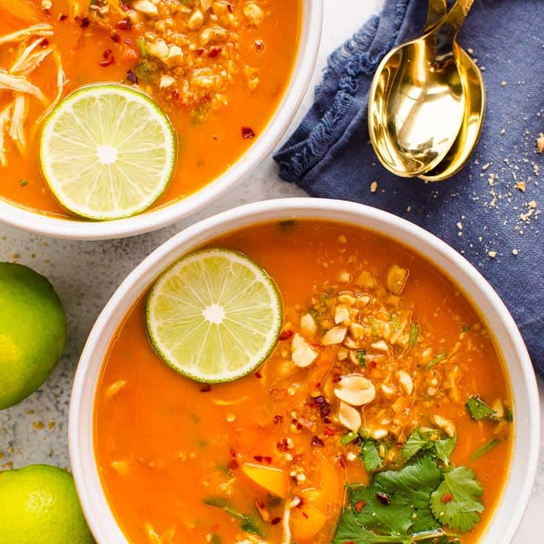 Instant Pot Thai Chicken Soup Freezer Meal