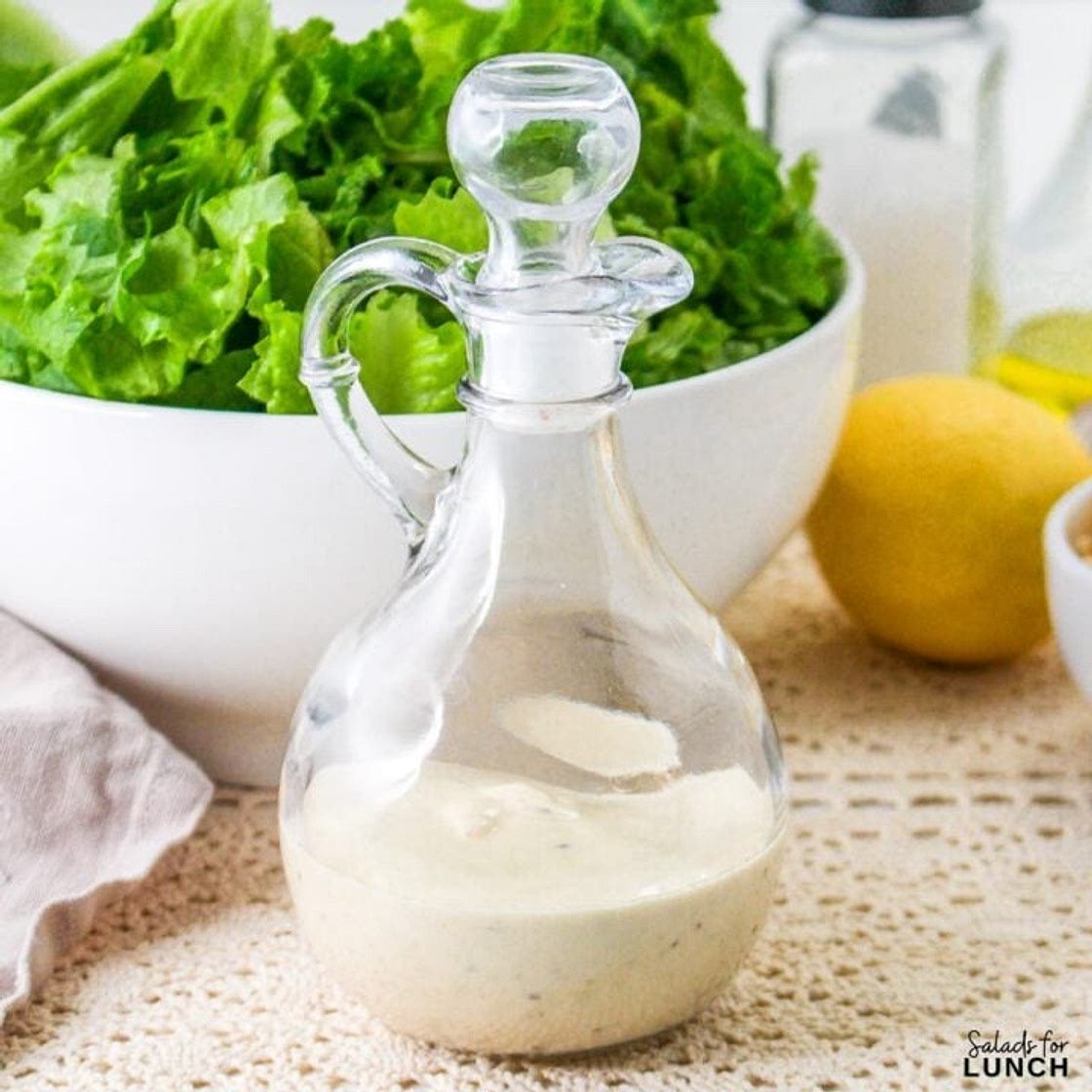 Low Carb Caesar Dressing without Anchovies Recipe