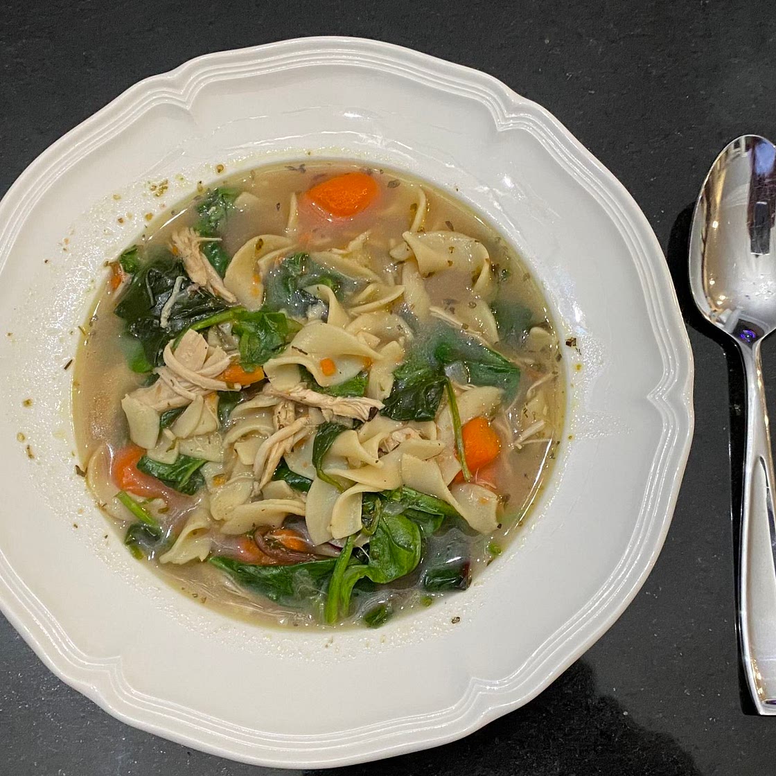 Instapot Chicken noodle soup