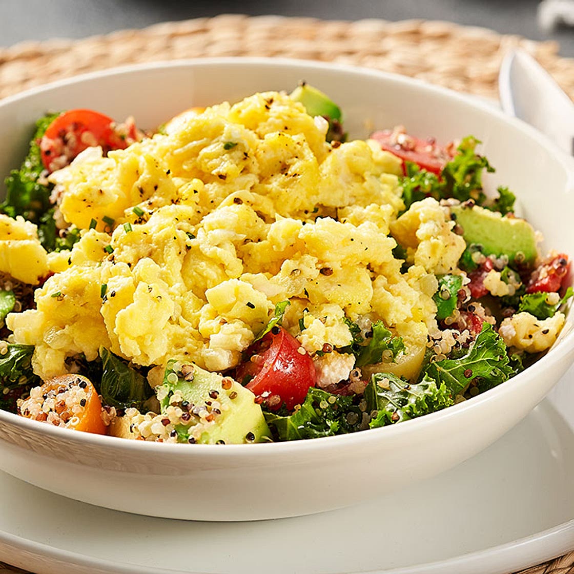 Salade de quinoa et de chou frisé