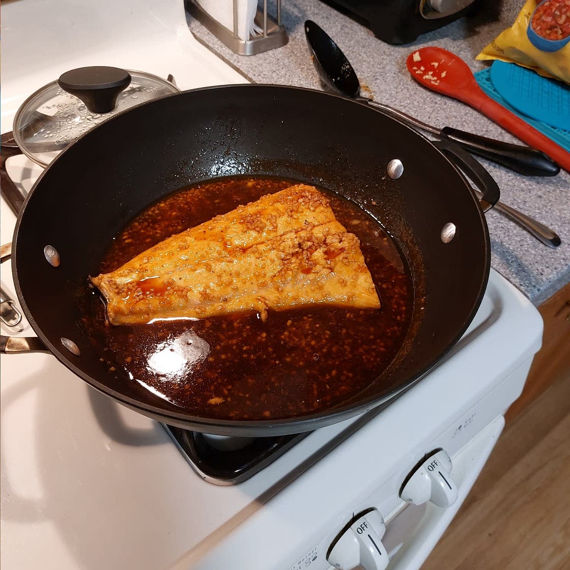 Honey Garlic Glazed Salmon