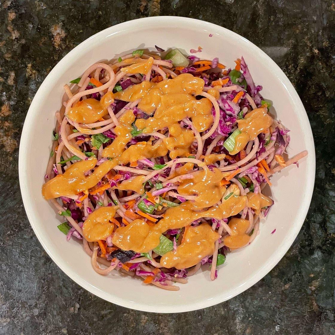 Cold Peanut Noodle Salad