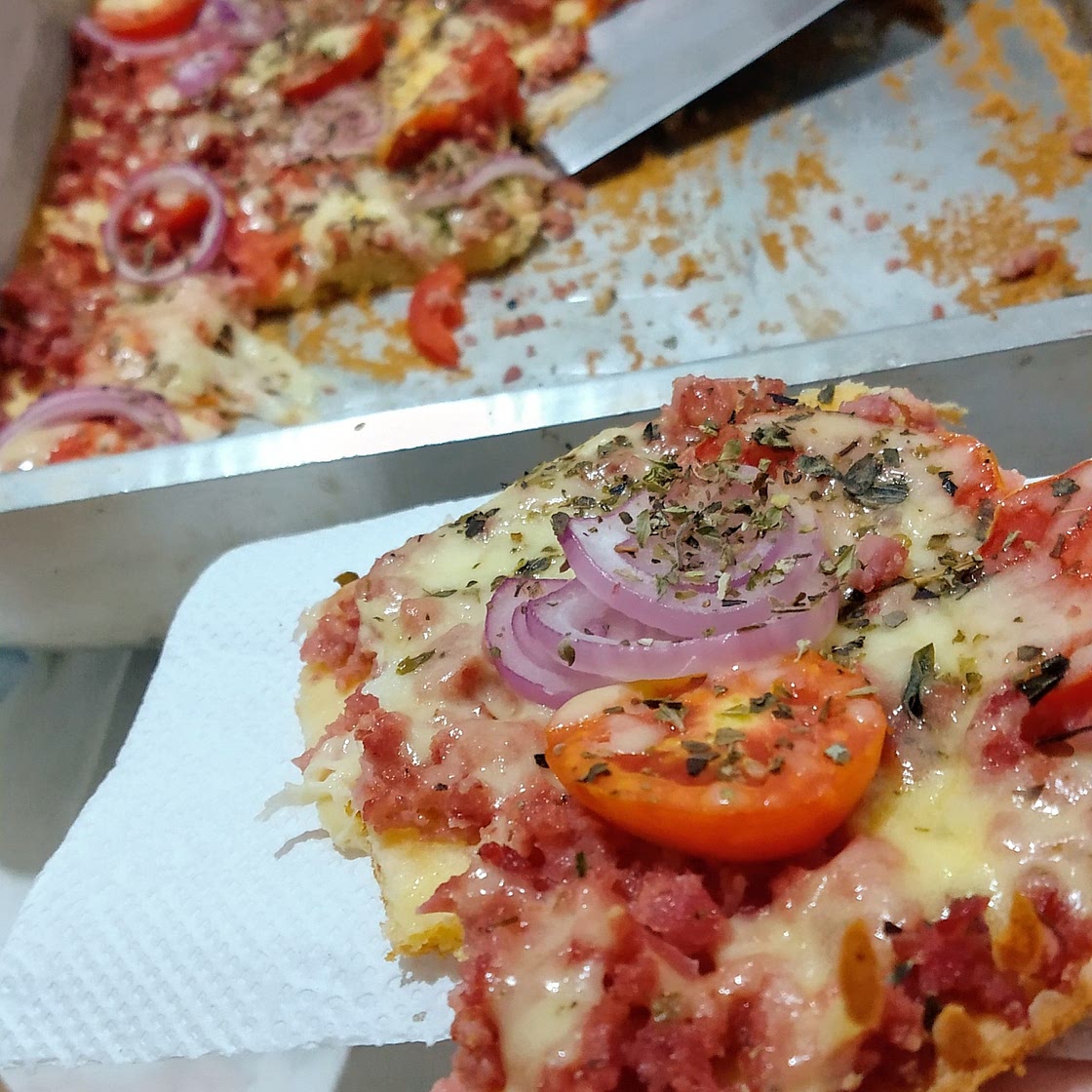 Pizza de Liquidificador