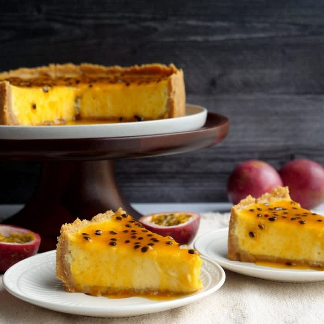 Cheesecake de maracuyá