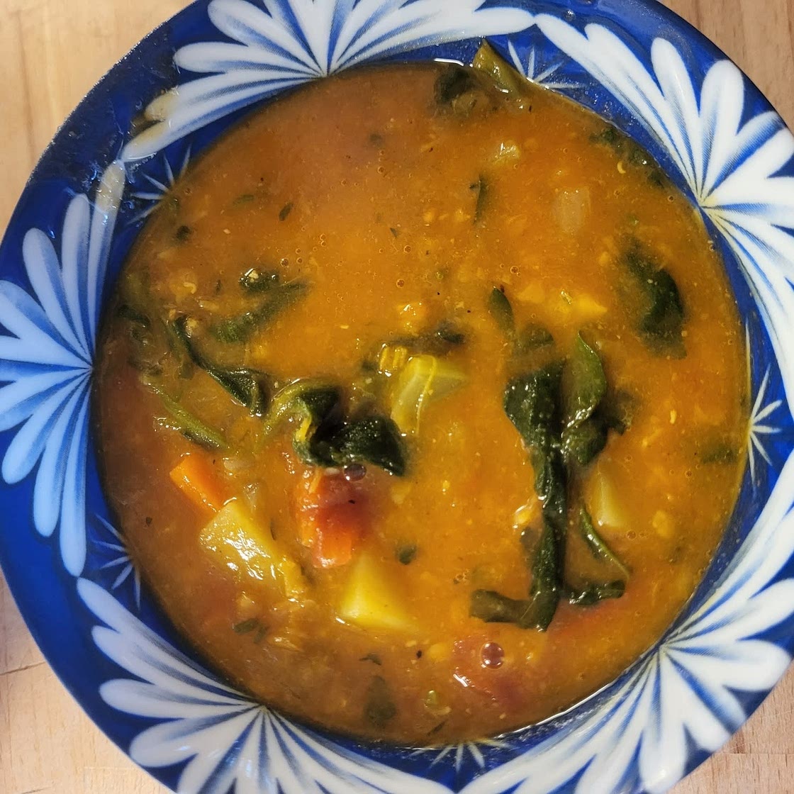 Anti-Inflammatory Veggie Soup with Turmeric