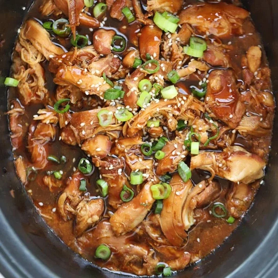 Honey Garlic Chicken (Slow Cooker)