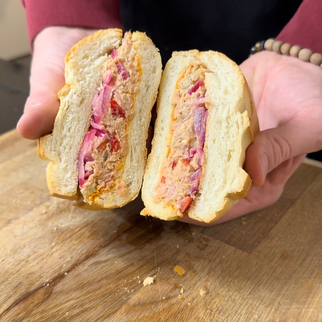 Spicy Tuna Salad Sandwich