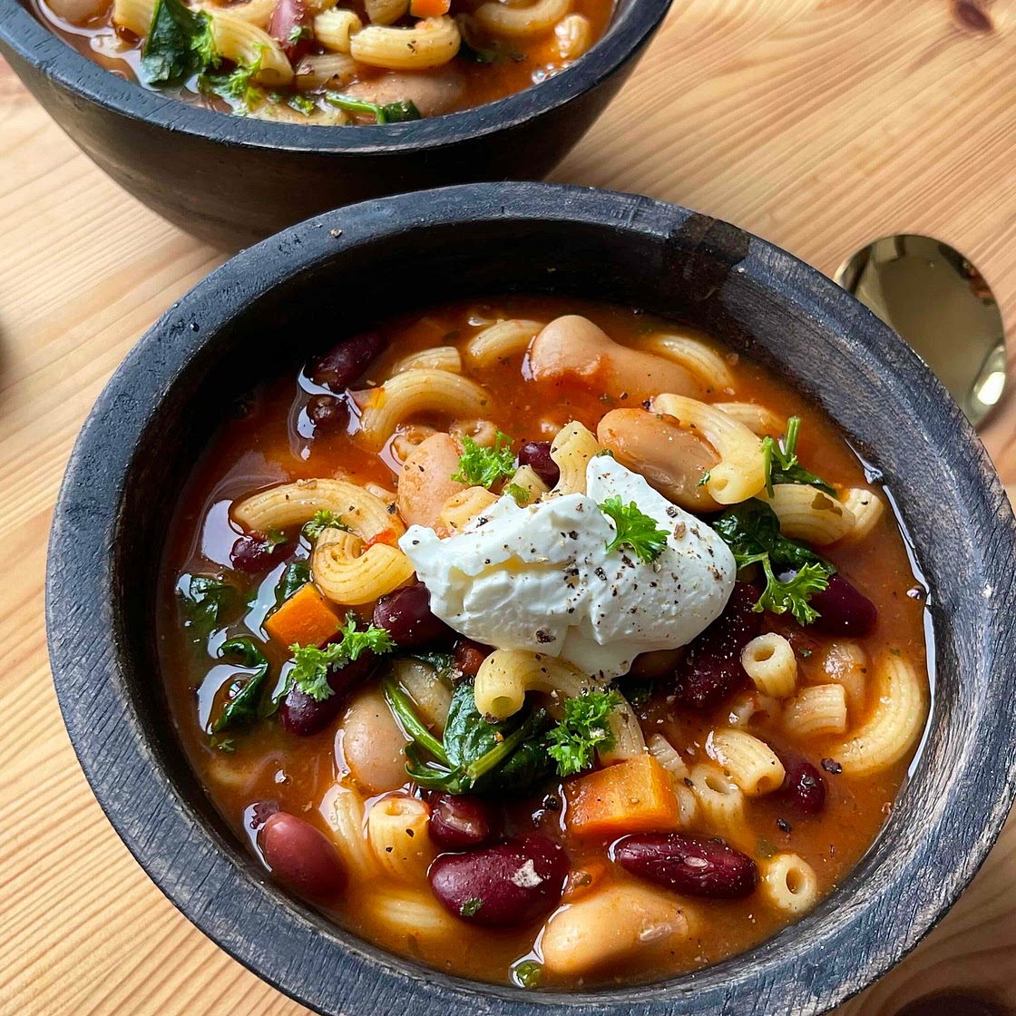 Ten minute Minestrone Soup 