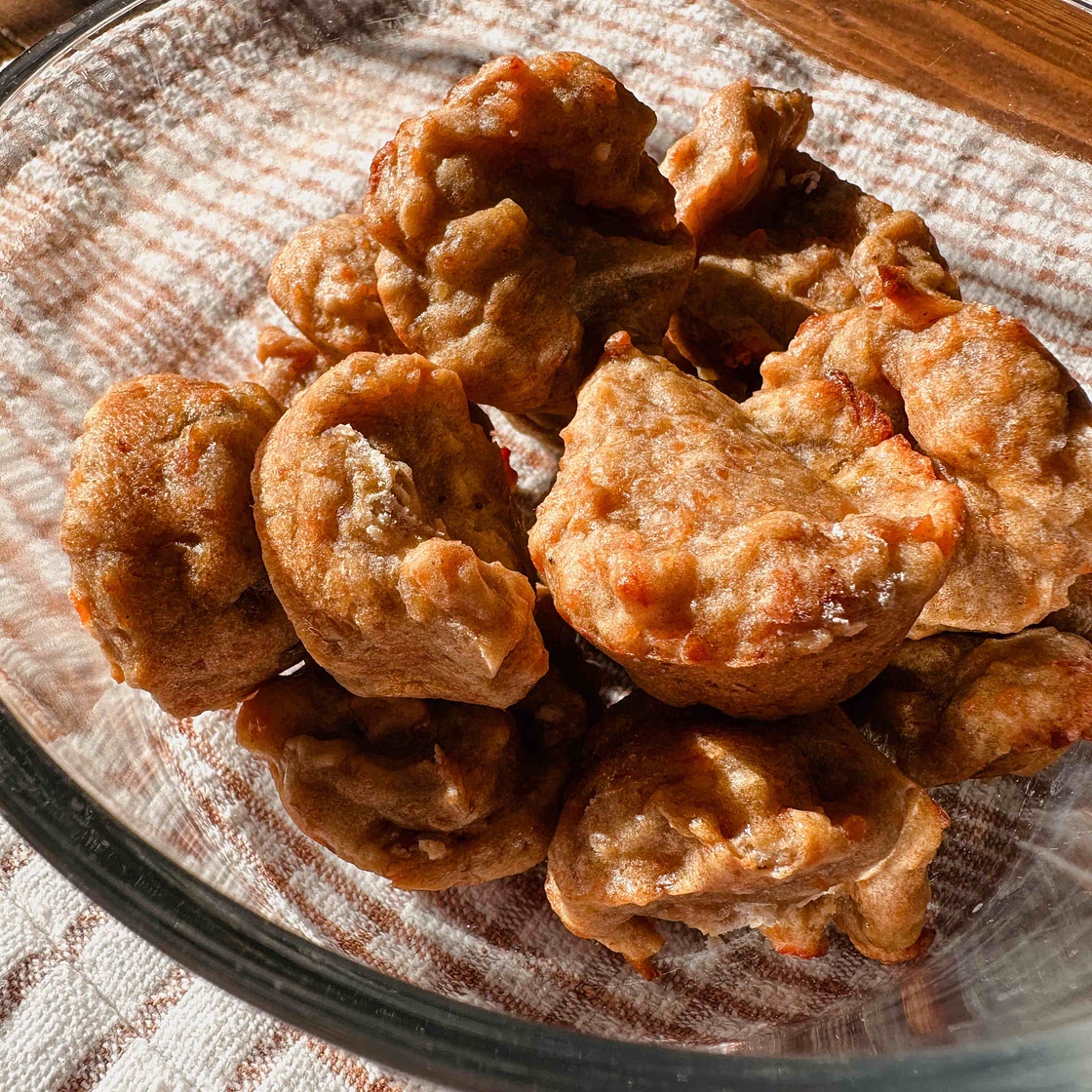 Toddler lentil banana muffins