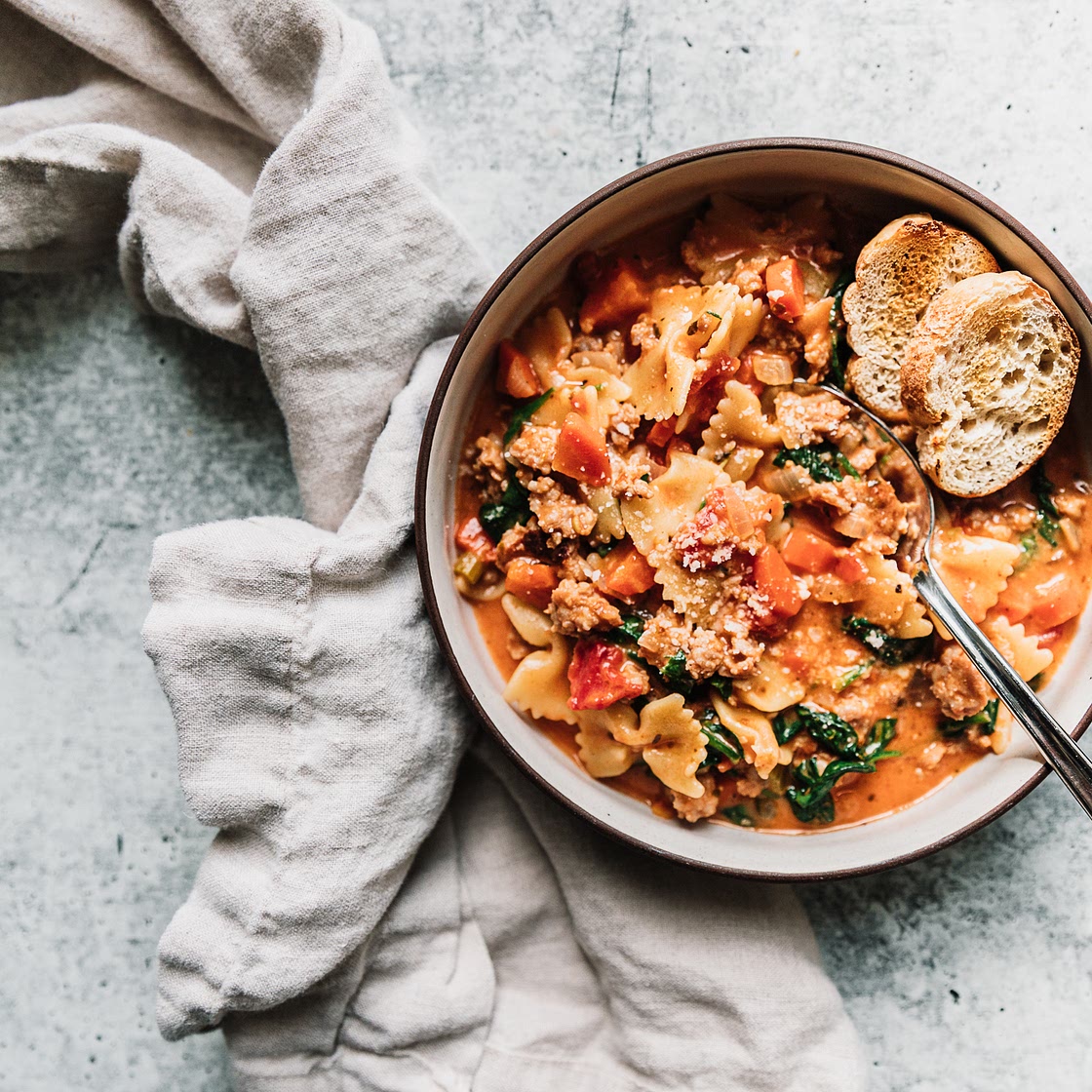 Creamy Italian Sausage Pasta