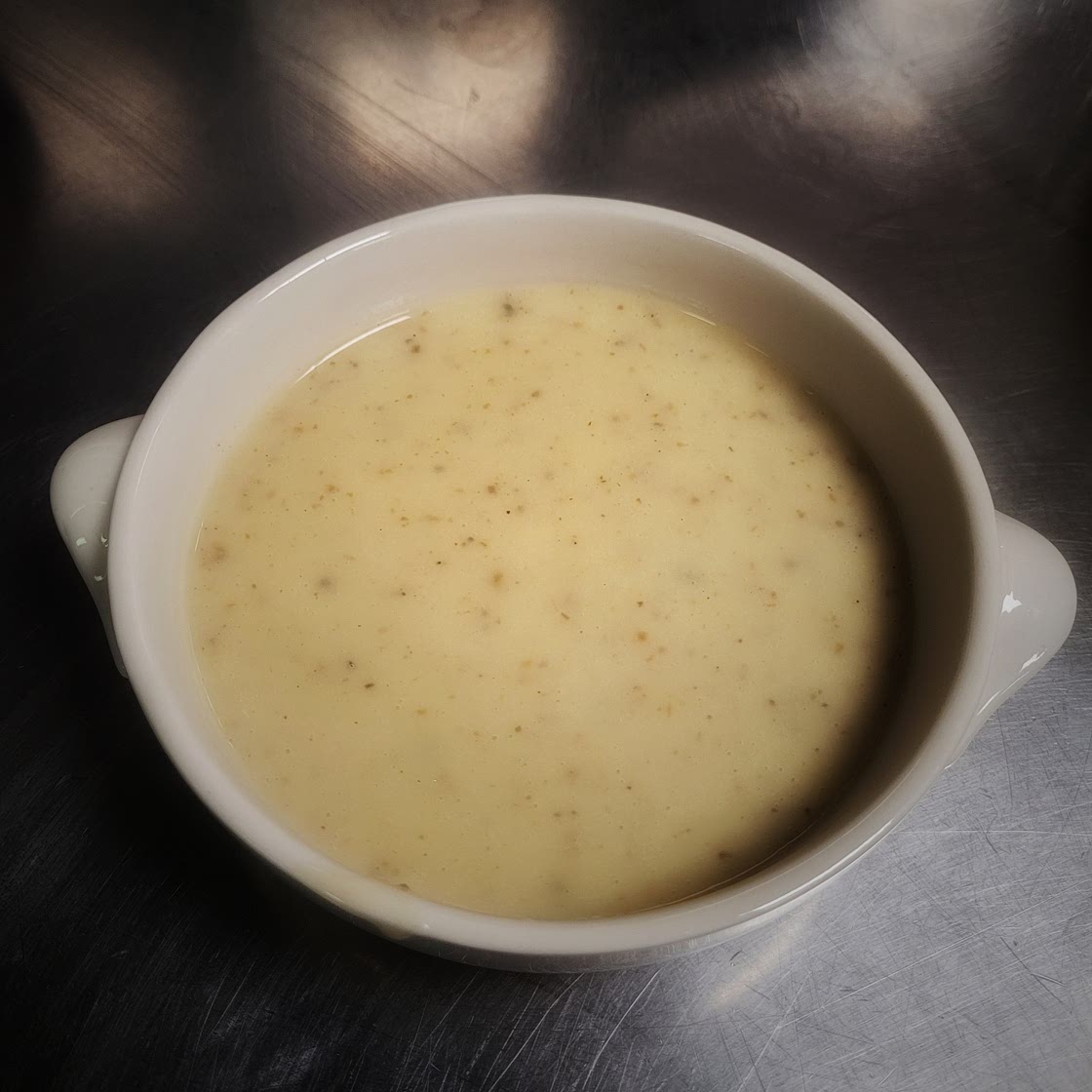Potage de rates du Touquet aux truffes
