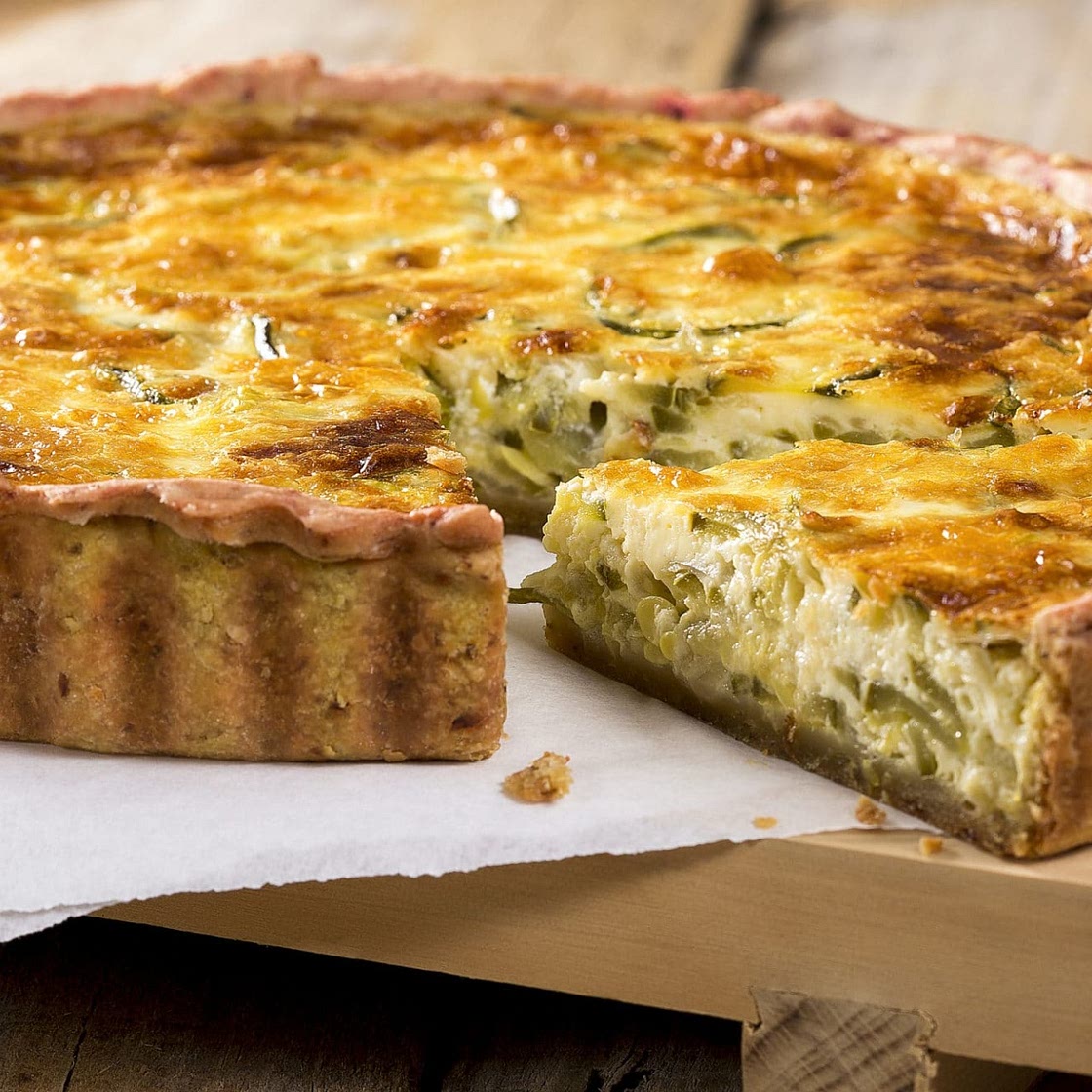 Quiche aux poireaux