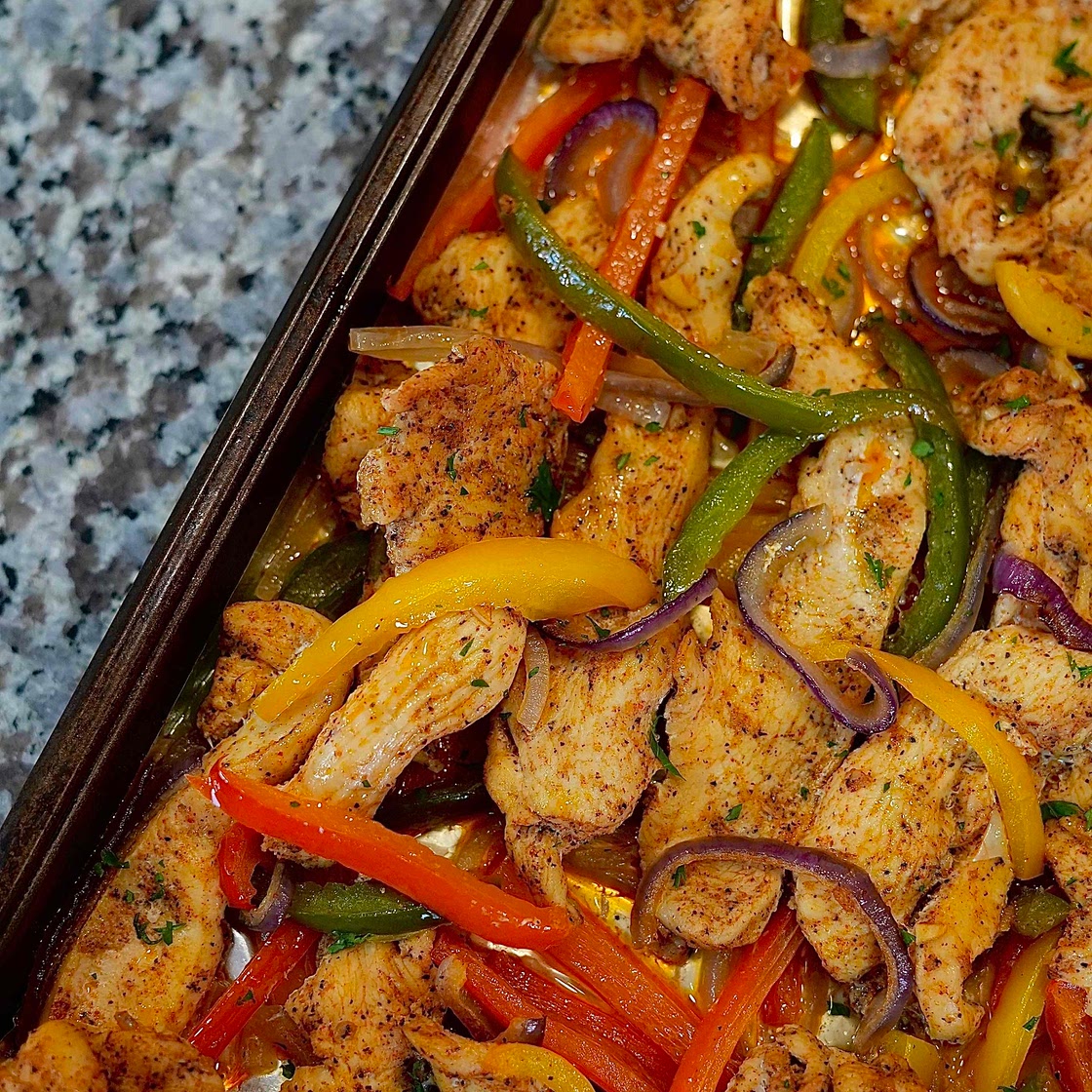 One Pan Chicken Fajita 