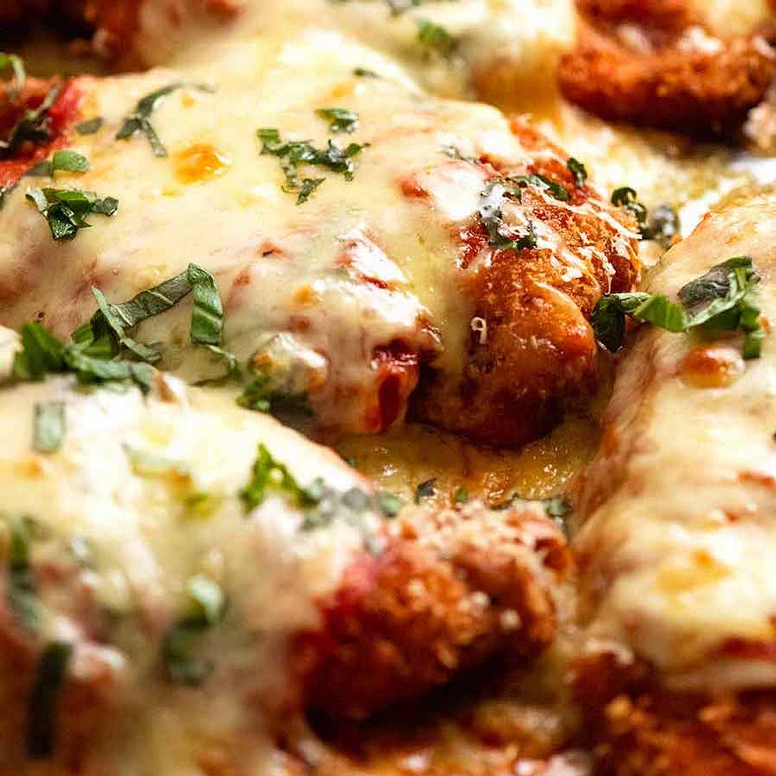 Air Fryer Chicken parma-ish