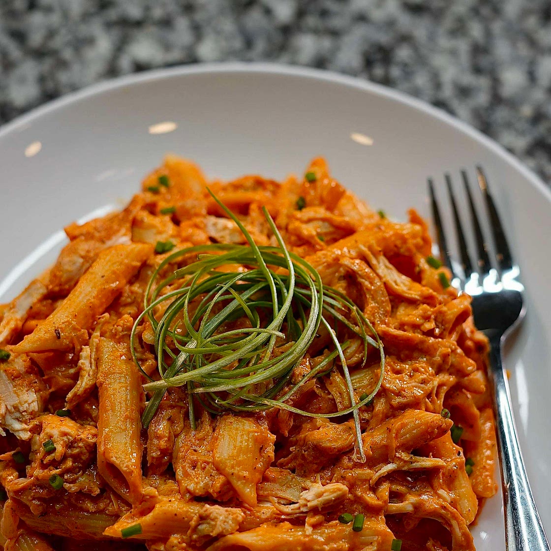 Creamy Buffalo Chicken Pasta