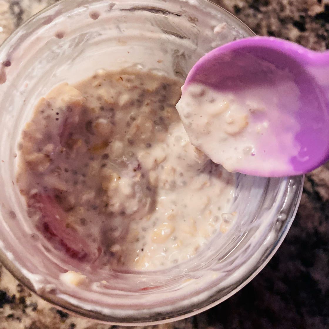 Vegan Chia Overnight Oats