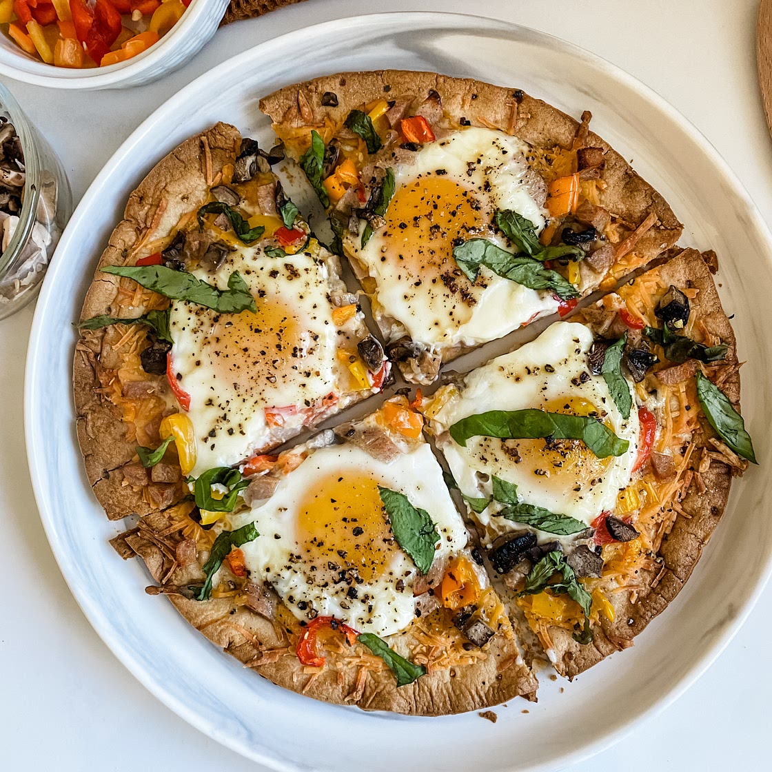Gluten Free Breakfast Pizza