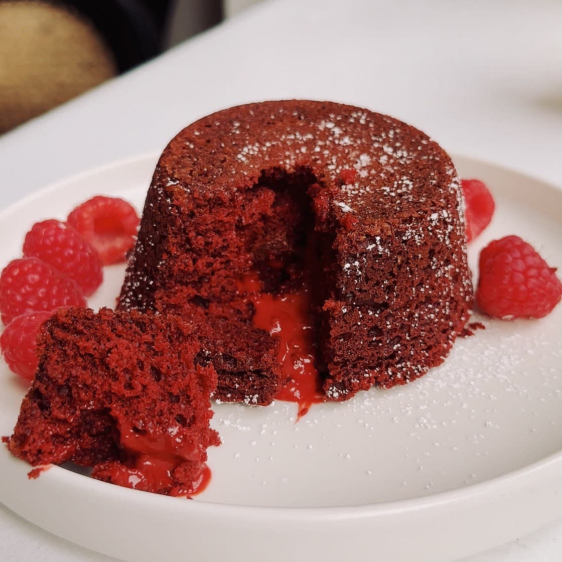 Boxed Mix Red Velvet Molten Cakes