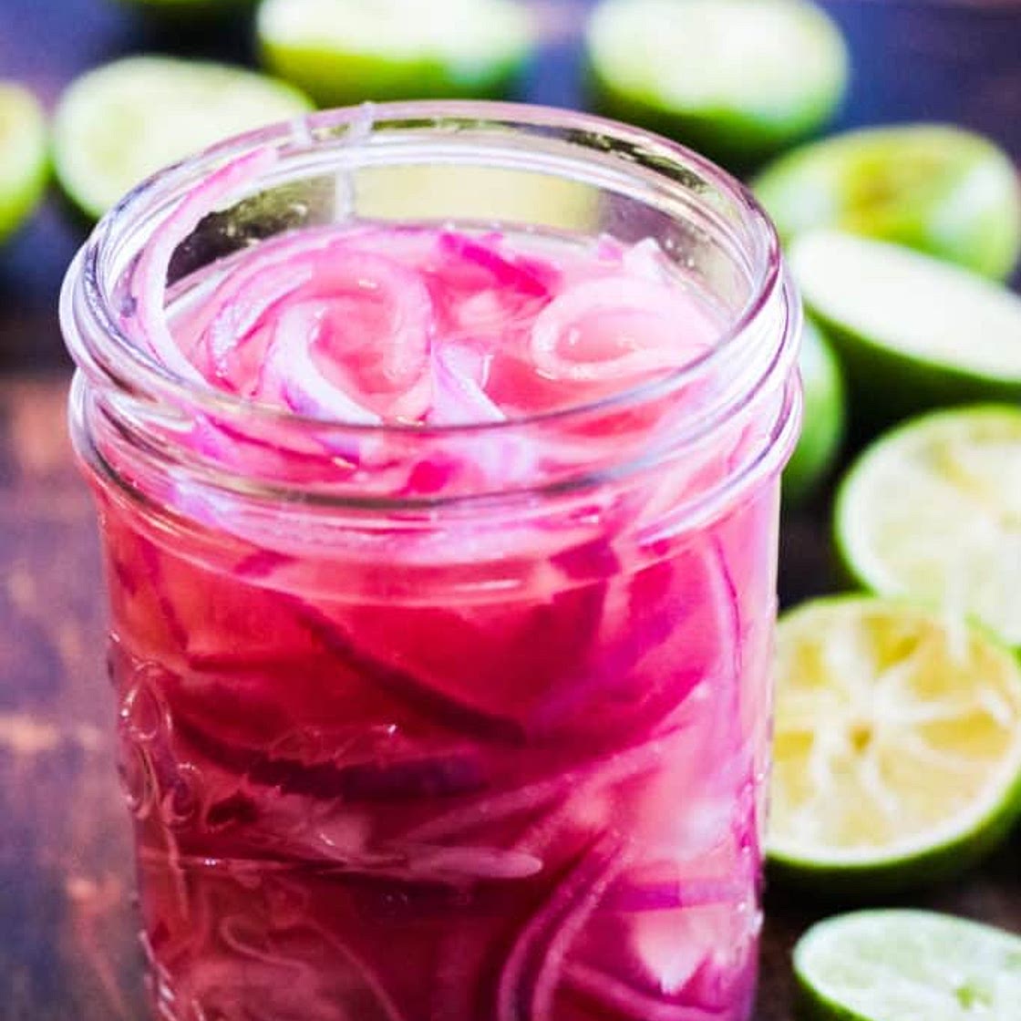 Mexican Pickled Onions with Lime Juice