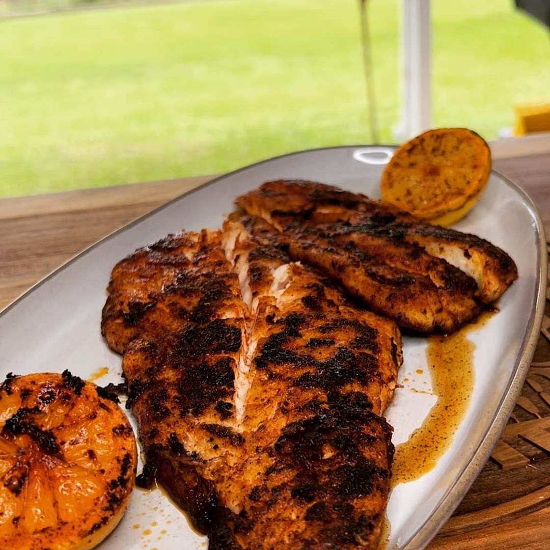 Blackened Fish with Beurre Blanc
