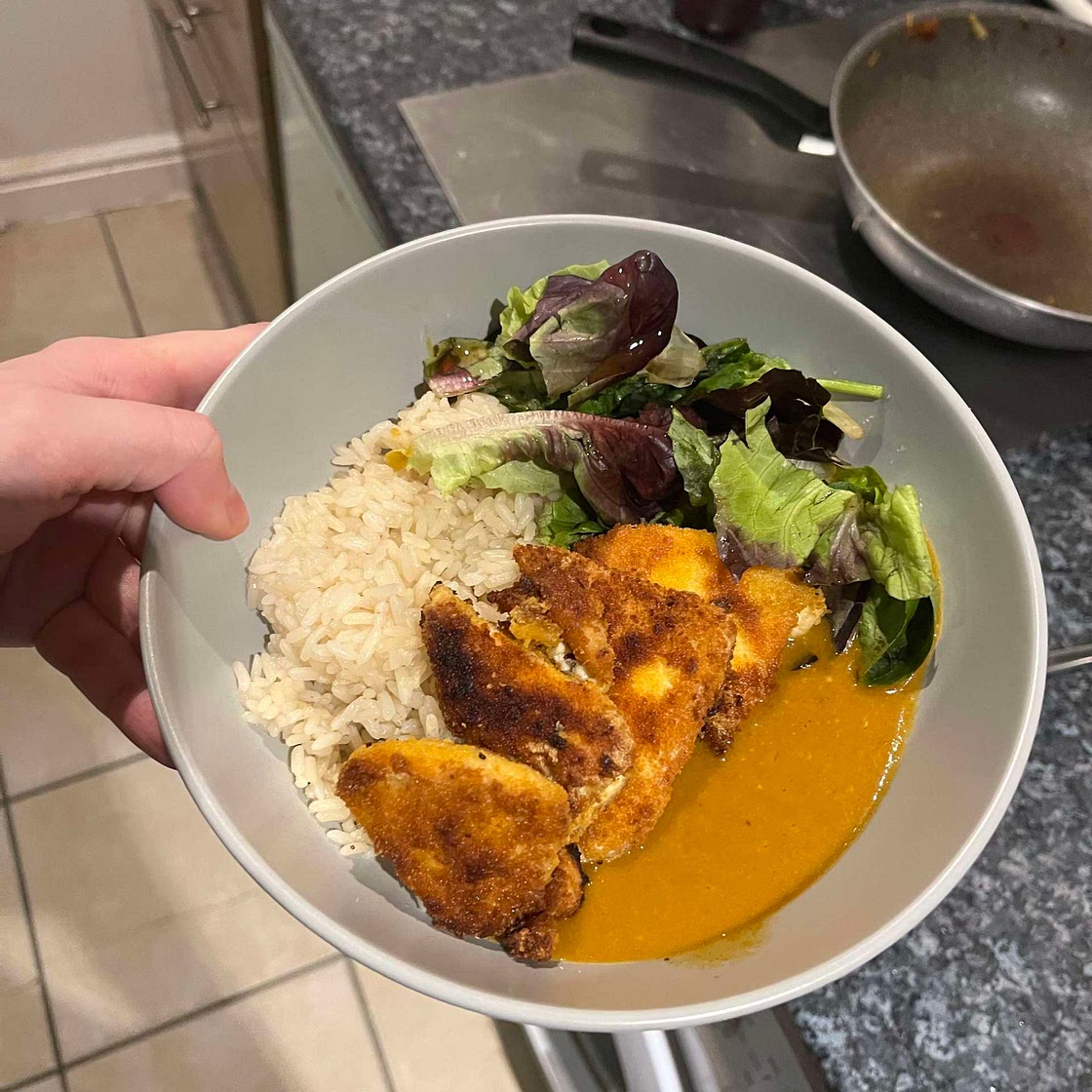 Tofu Katsu Curry
