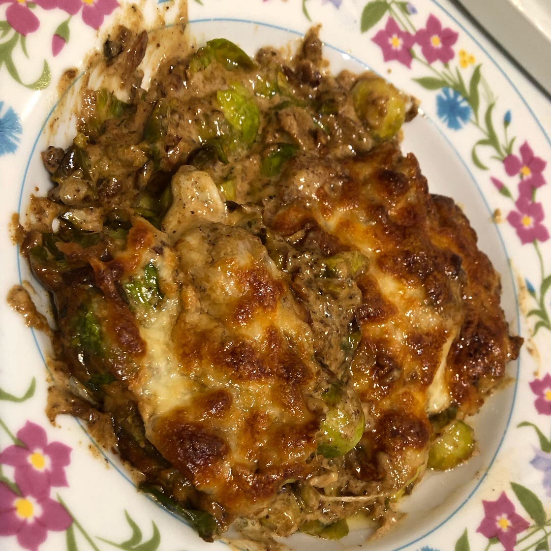 Creamy Brussels Sprouts (keto)