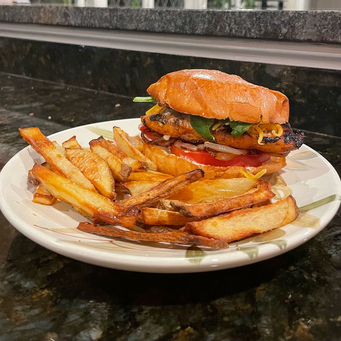 Portuguese Style Chicken Burger