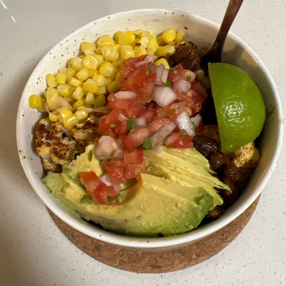 Roasted Cauliflower Burrito Bowls