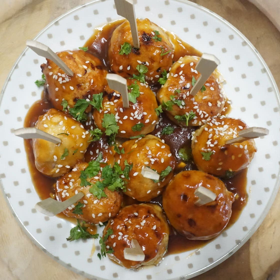 Sriracha Chicken Meatballs