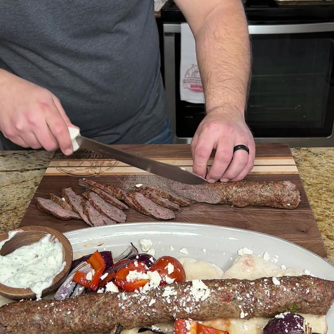 Gyro Style Lamb Kabobs