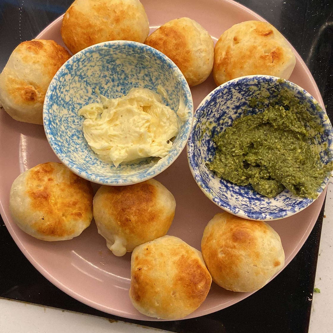 Greek yogurt dough balls