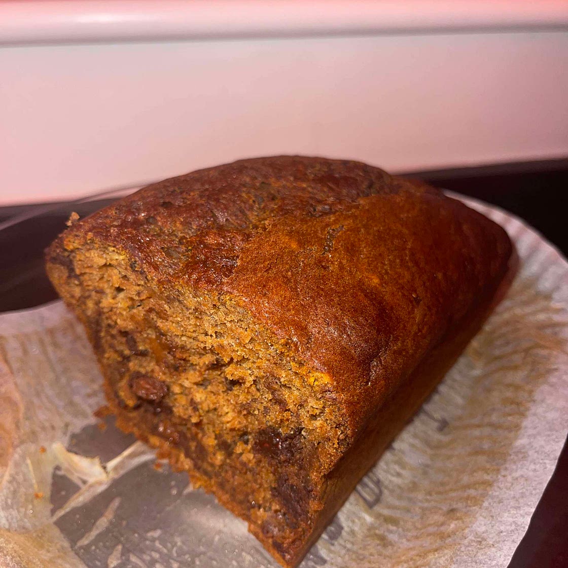 Gluten free pumpkin spice banana bread 