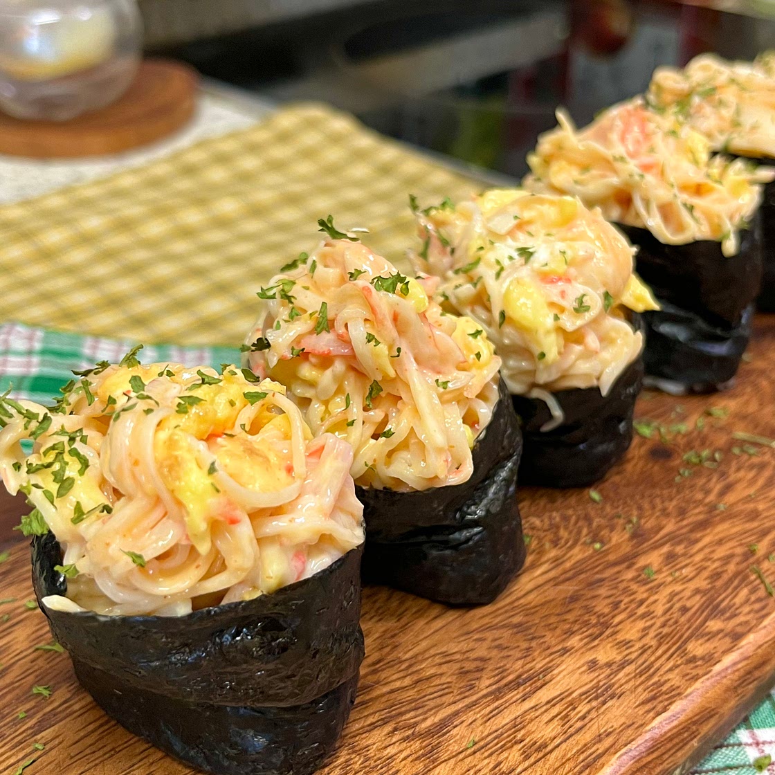 Delicious Crab Sushi
