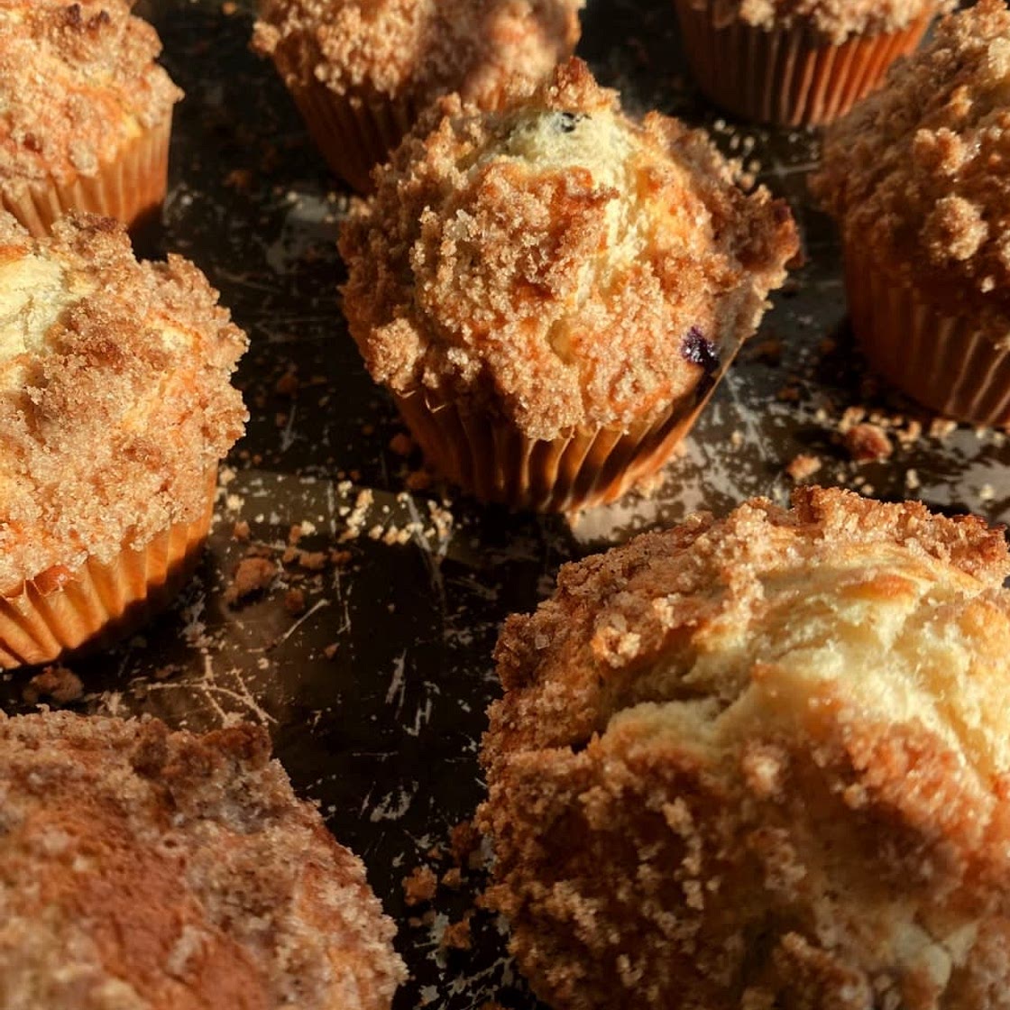 Blueberry Crumble Muffins