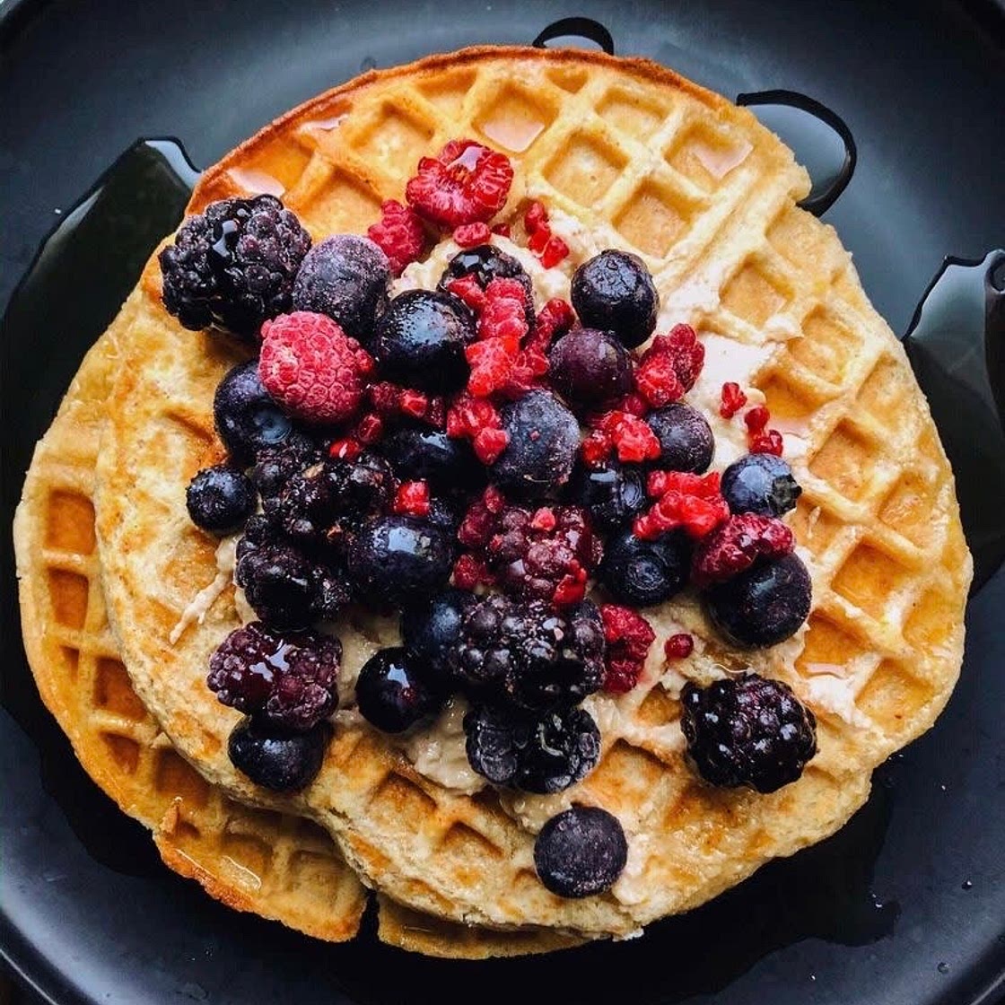 Clementine Ricotta Waffles