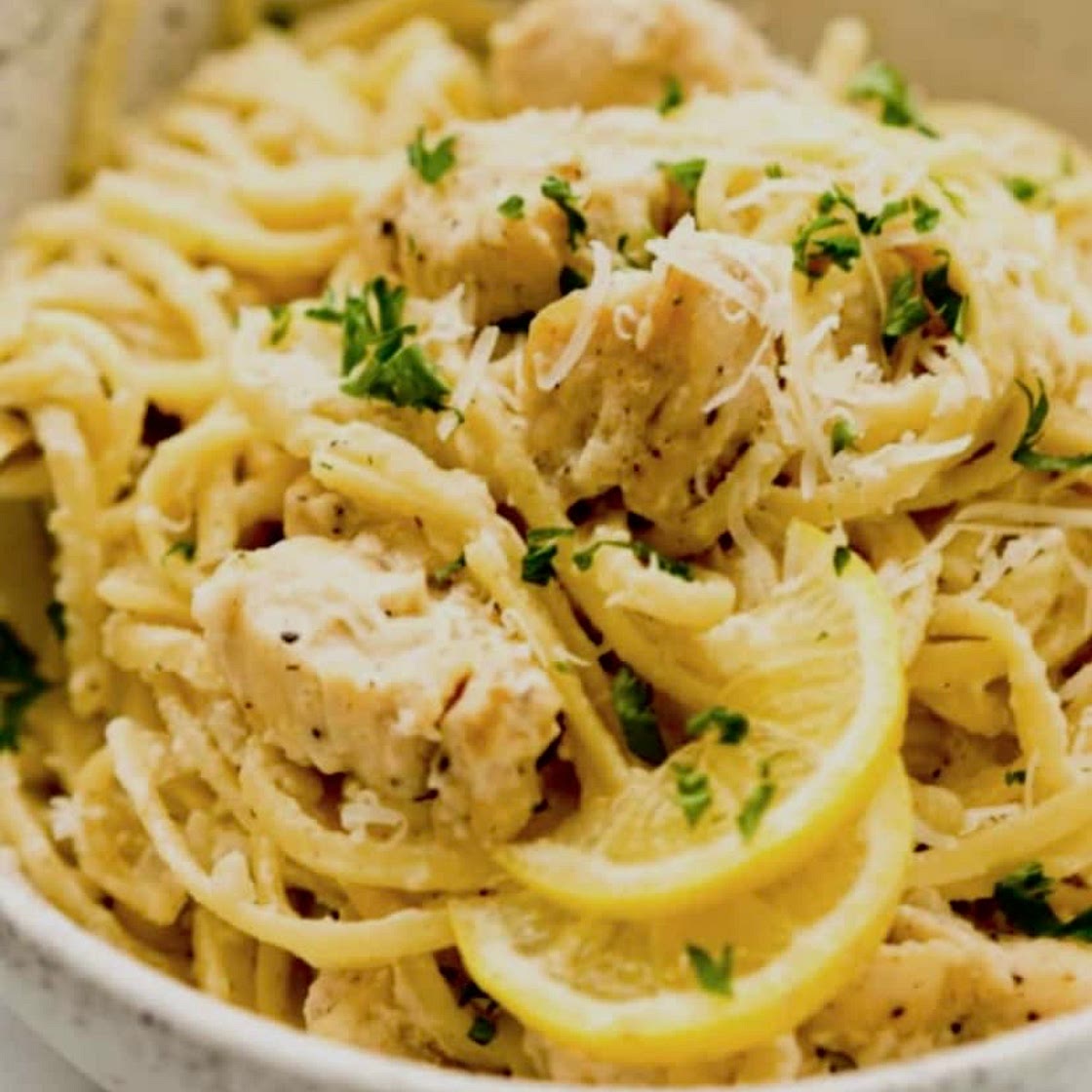 Lemon Chicken and Pasta