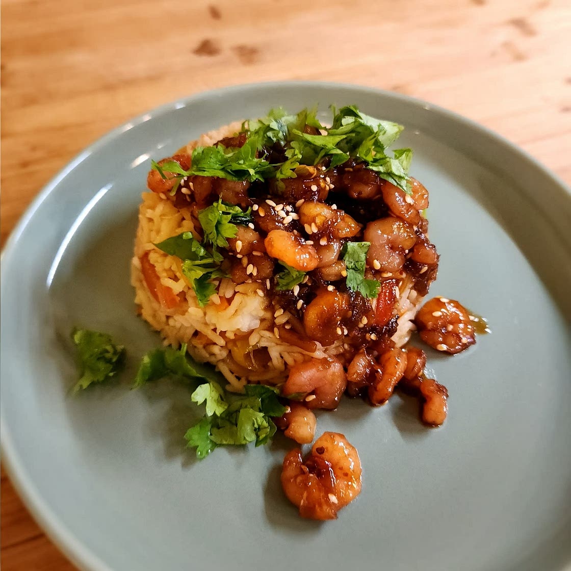 Asian Chilli Garlic Prawns (Shrimp)