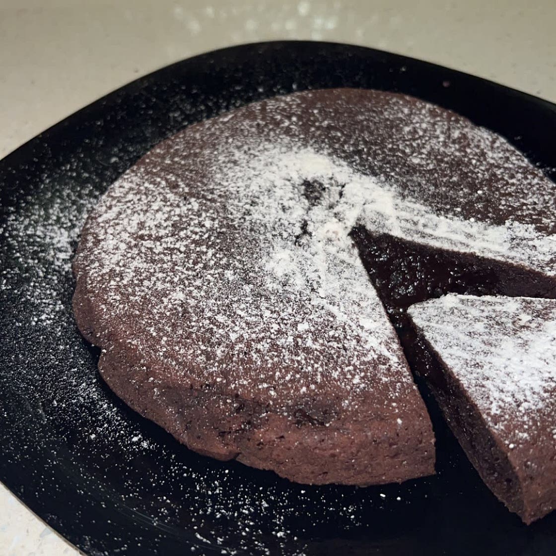 6-ingredient Gooey Swedish Chocolate Cake (Kladdkaka)
