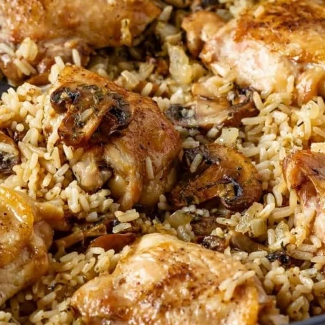 Chicken & Basmati Mushroom Rice