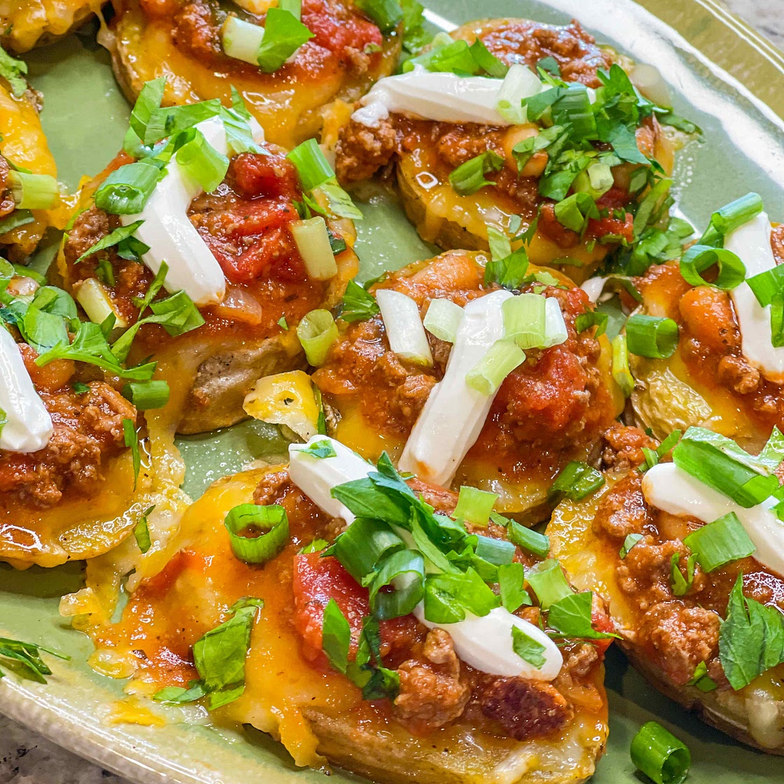 Chili potato bites 